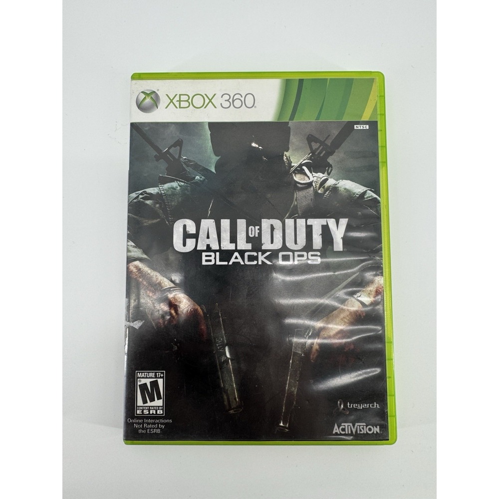 Call of Duty Black Ops Microsoft Xbox 360 2010 Activision CIB Manual Included